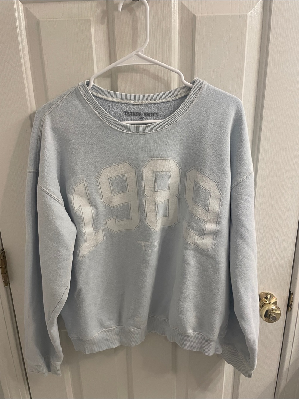 Taylor Swift Pale Blue '1989' Crewneck Sweater